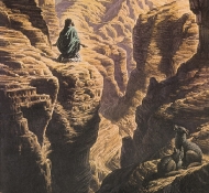 Christ dans le désert - Hayes