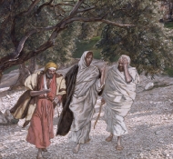 disciples sur la route d’emmaüs - Tissot