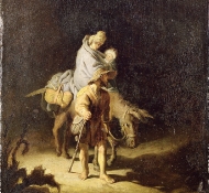 départ pour l’Egypte - Rembrandt