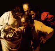 incrédulité de saint thomas - Caravaggio