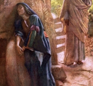 marie magdalene at the sepulchre