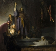 résurrection de lazare - Rembrandt