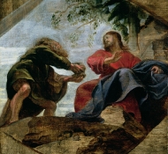 tentation du christ - Rubens