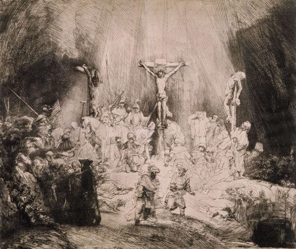 Les Trois Croix - Rembrandt mormon