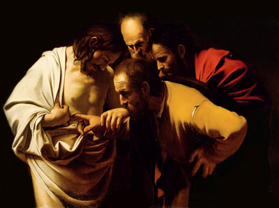 L’incrédulité de Saint Thomas - Caravaggio Mormon